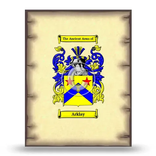 Arklay Coat of Arms Print