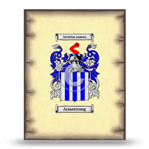 Armestrong Coat of Arms Print