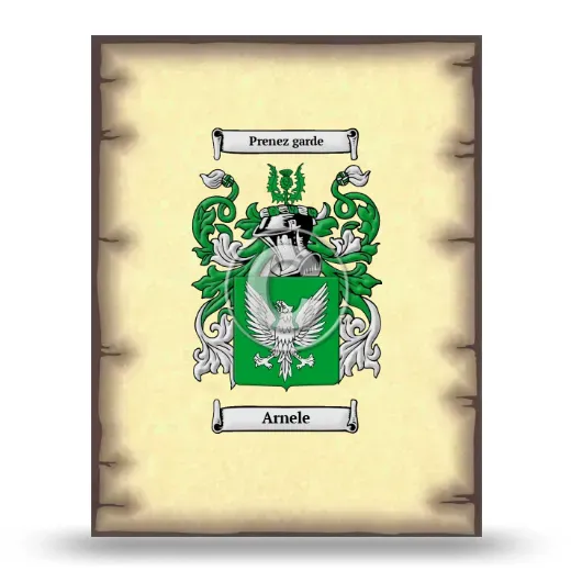 Arnele Coat of Arms Print