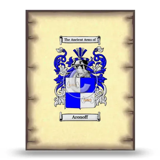 Aronoff Coat of Arms Print