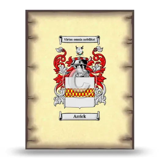 Arrick Coat of Arms Print