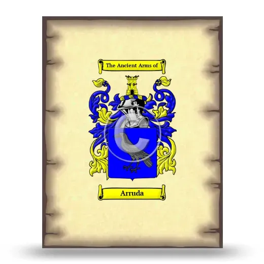 Arruda Coat of Arms Print