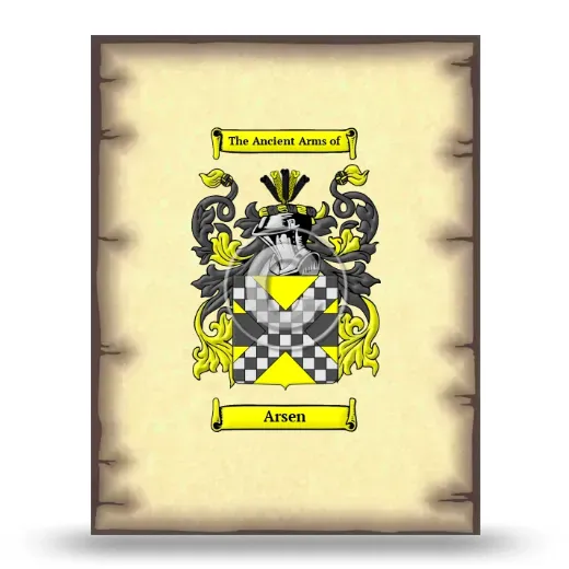 Arsen Coat of Arms Print
