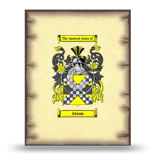 Arson Coat of Arms Print