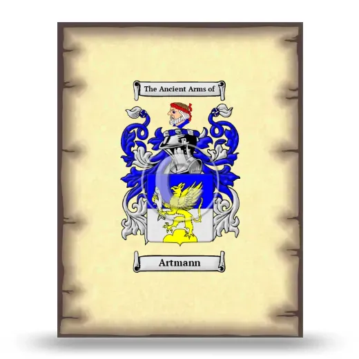 Artmann Coat of Arms Print