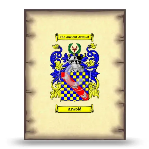 Arwold Coat of Arms Print
