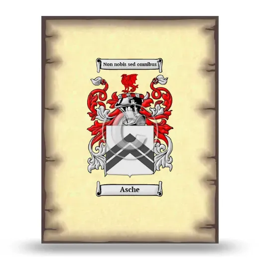 Asche Coat of Arms Print