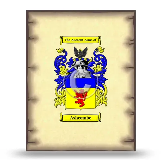 Ashcombe Coat of Arms Print