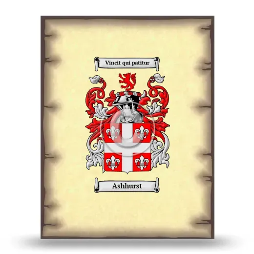 Ashhurst Coat of Arms Print