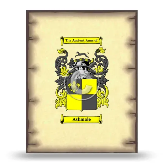 Ashmole Coat of Arms Print