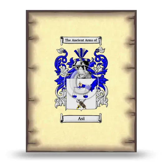 Asi Coat of Arms Print