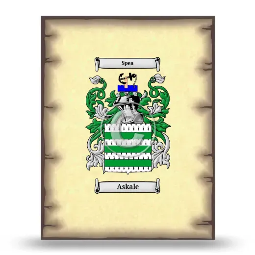 Askale Coat of Arms Print