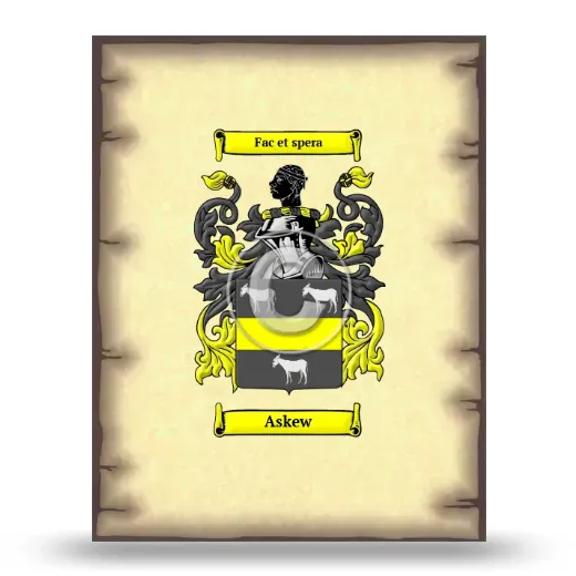 Askew Coat of Arms Print