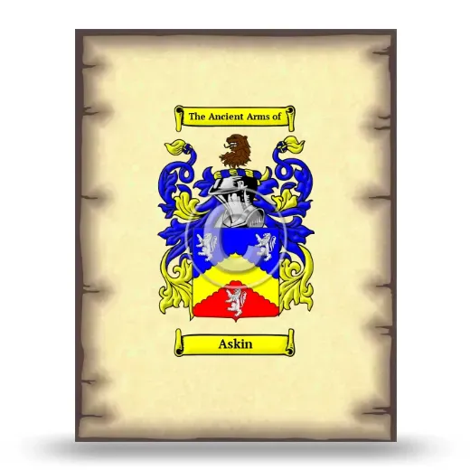 Askin Coat of Arms Print