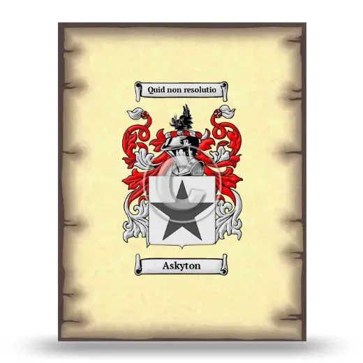 Askyton Coat of Arms Print