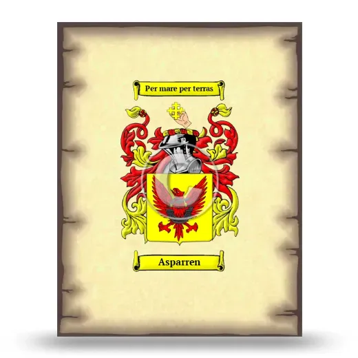 Asparren Coat of Arms Print