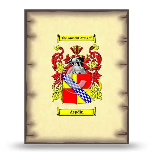Aspdin Coat of Arms Print