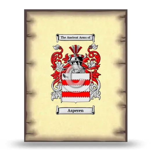 Asperen Coat of Arms Print