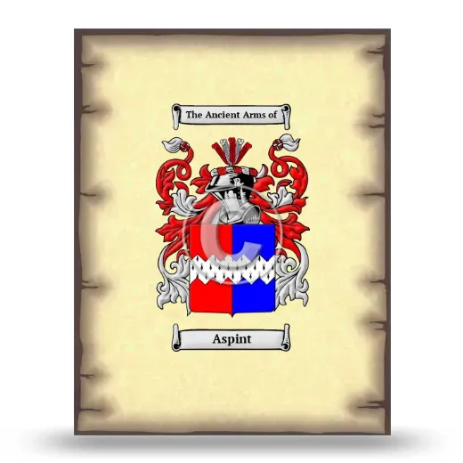 Aspint Coat of Arms Print