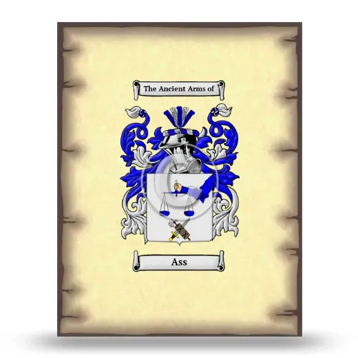 Ass Coat of Arms Print