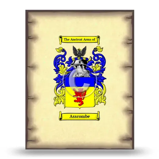 Asscombe Coat of Arms Print