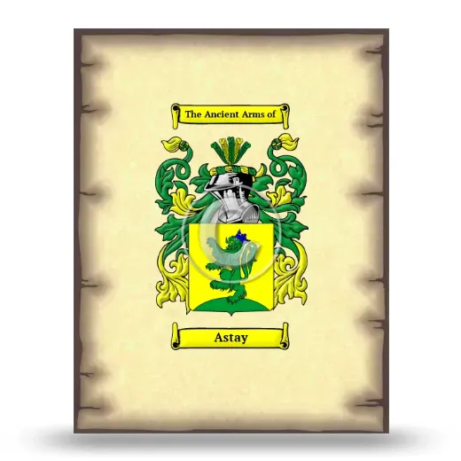 Astay Coat of Arms Print
