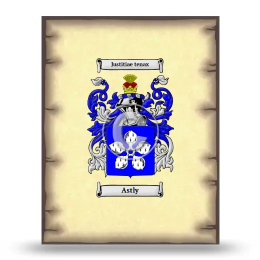 Astly Coat of Arms Print