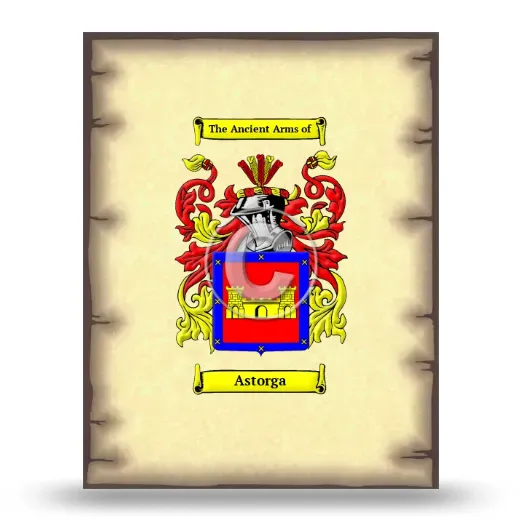 Astorga Coat of Arms Print