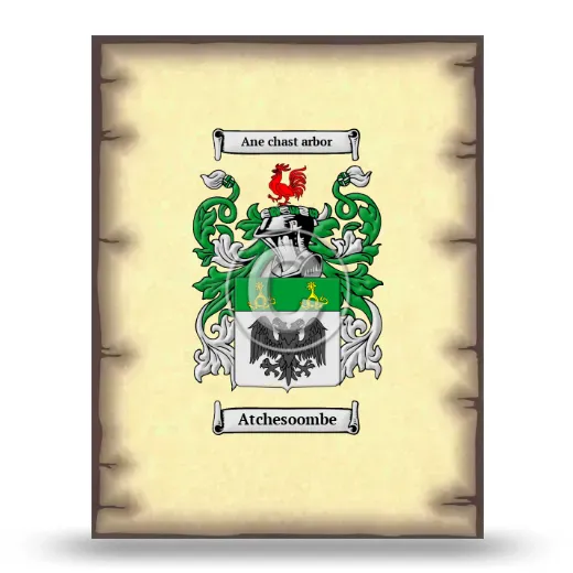Atchesoombe Coat of Arms Print