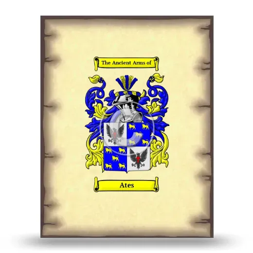 Ates Coat of Arms Print