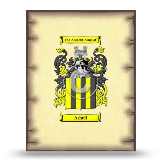 Athell Coat of Arms Print
