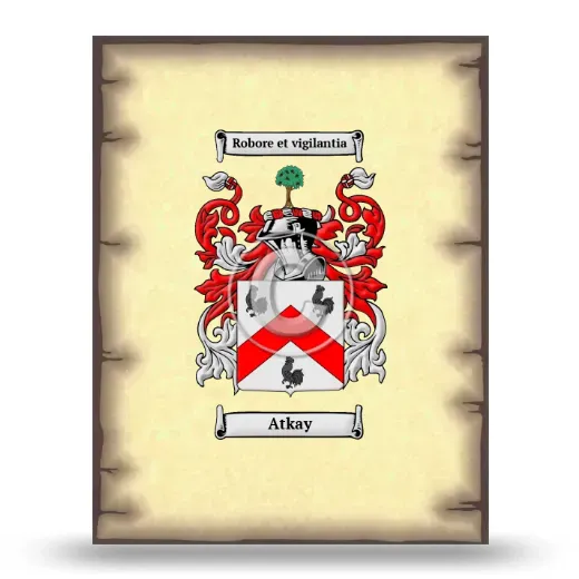 Atkay Coat of Arms Print