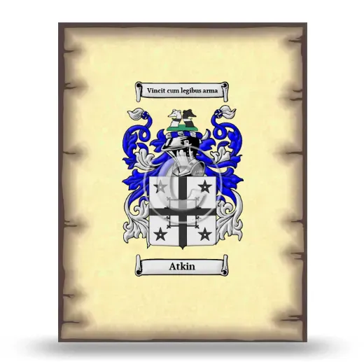 Atkin Coat of Arms Print