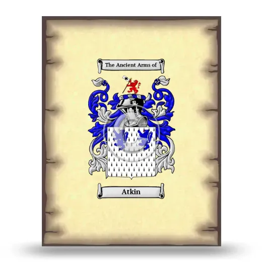 Atkin Coat of Arms Print