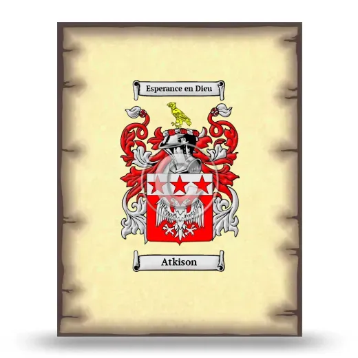 Atkison Coat of Arms Print