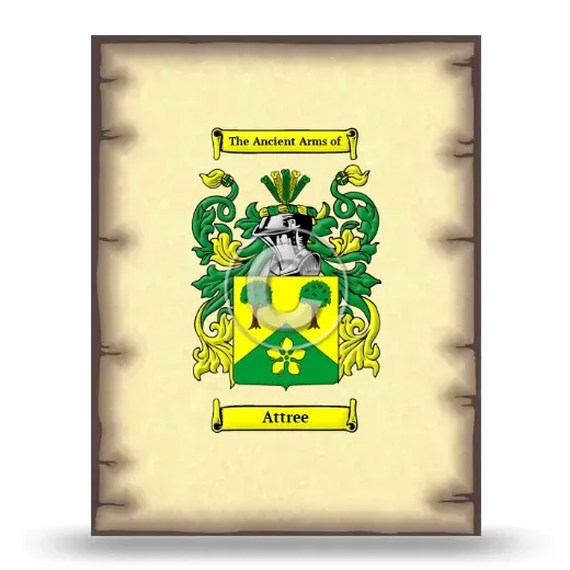Attree Coat of Arms Print