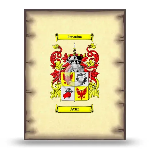 Atur Coat of Arms Print