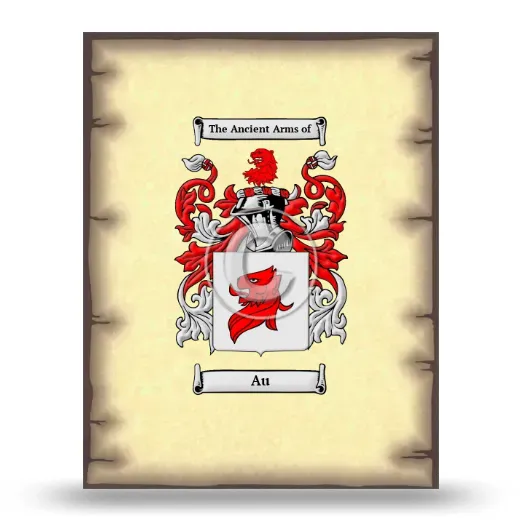Au Coat of Arms Print