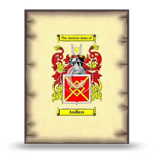Audlass Coat of Arms Print