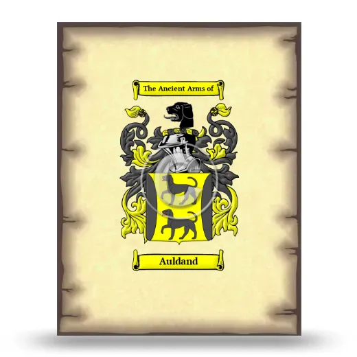 Auldand Coat of Arms Print