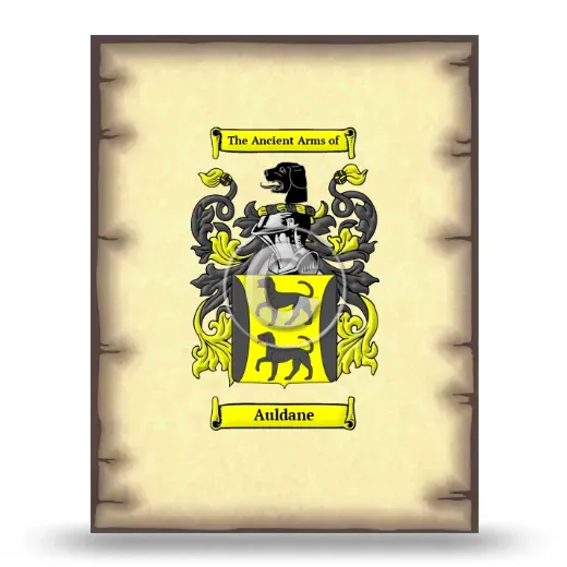 Auldane Coat of Arms Print