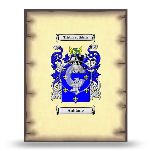 Auldone Coat of Arms Print