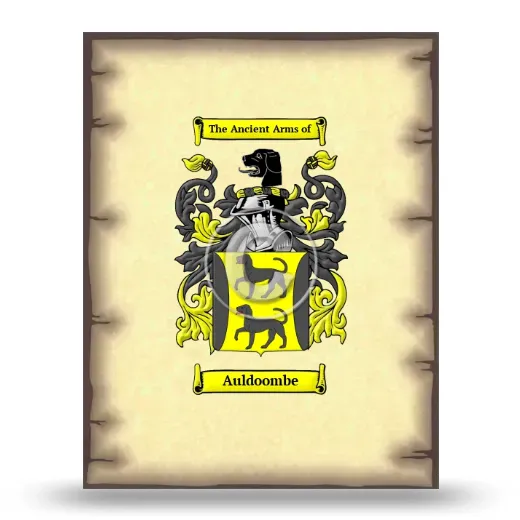 Auldoombe Coat of Arms Print