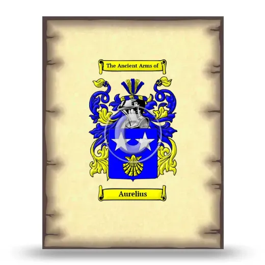 Aurelius Coat of Arms Print