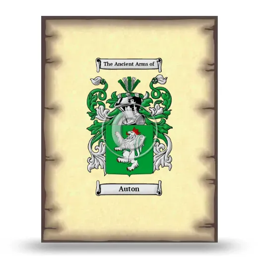 Auton Coat of Arms Print