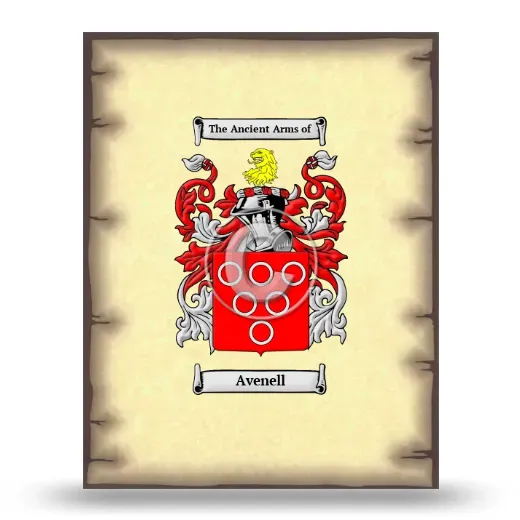 Avenell Coat of Arms Print