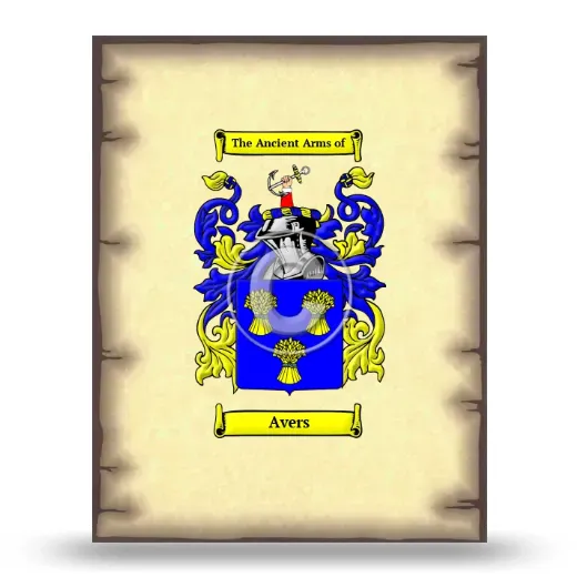 Avers Coat of Arms Print