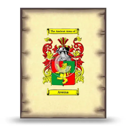 Aversa Coat of Arms Print
