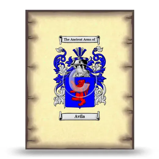 Avila Coat of Arms Print