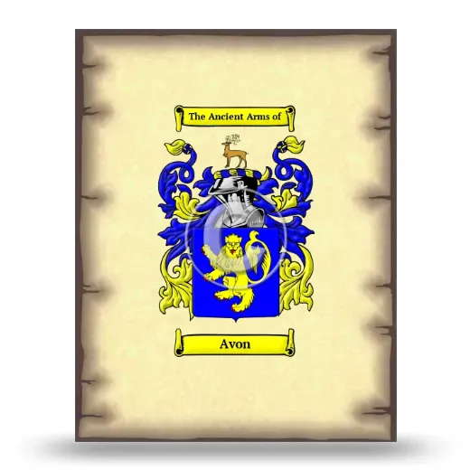 Avon Coat of Arms Print